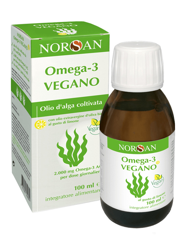 NORSAN OMEGA 3 VEGANO 100 ML AL GUSTO DI LIMONE - Farmadott.it