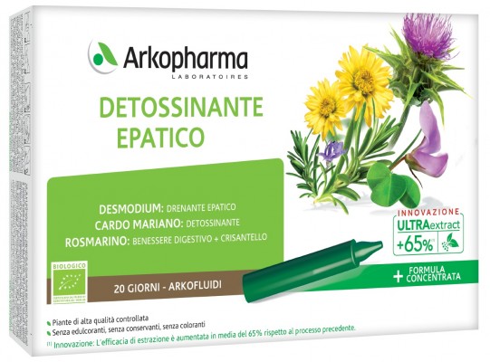 ARKOFLUIDI DETOSSINANTE EPATICO 20 FIALE - Farmadott.it