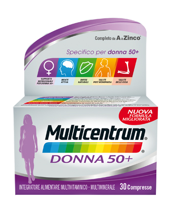 MULTICENTRUM DONNA 50+ 60 COMPRESSE - Farmadott.it