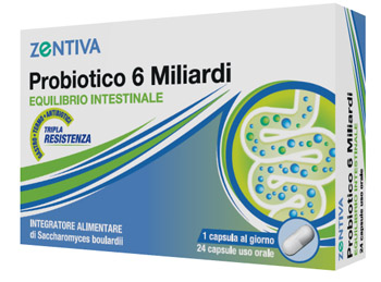 ZENTIVA PROBIOTICO 6 MILIARDI 24 CAPSULE VEGETALI - Farmadott.it