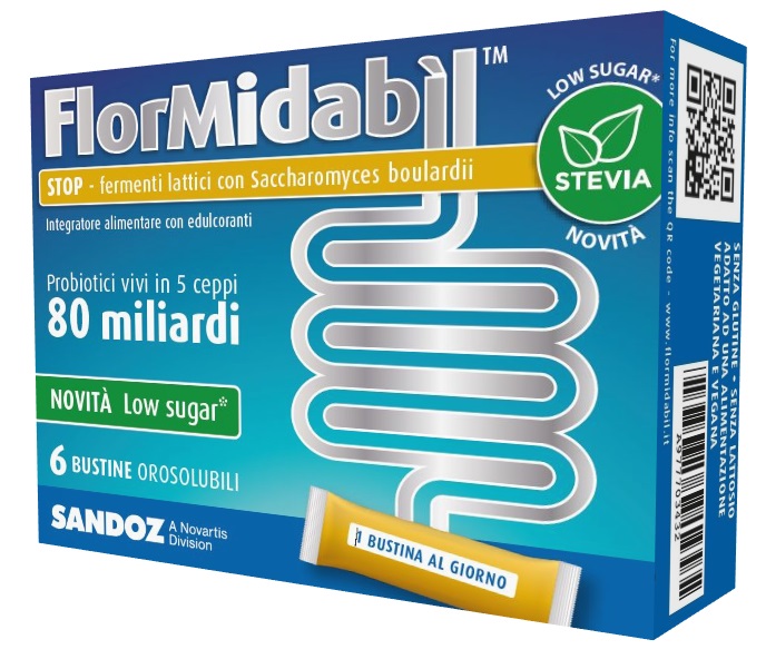 FLORMIDABIL STOP 6 BUSTINE CON STEVIA - Farmadott.it
