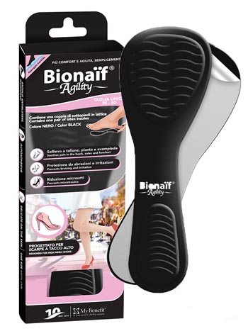 BIONAIF AGILITY SOTTOPIEDE NERO - Farmadott.it