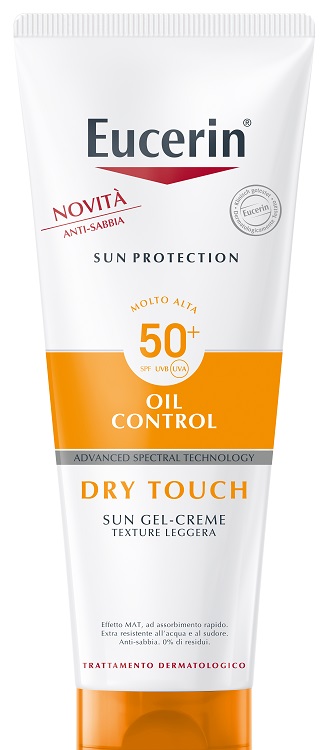EUCERIN SUN PROTECTION OIL CONTROL DRY TOUCH SPF 50+ SUN GEL CREME 200 ML - Farmadott.it