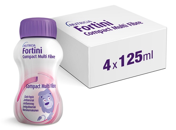 FORTINI COMPACT MULTI FIBRE FRAGOLA 4 PEZZI 125 G - Farmadott.it