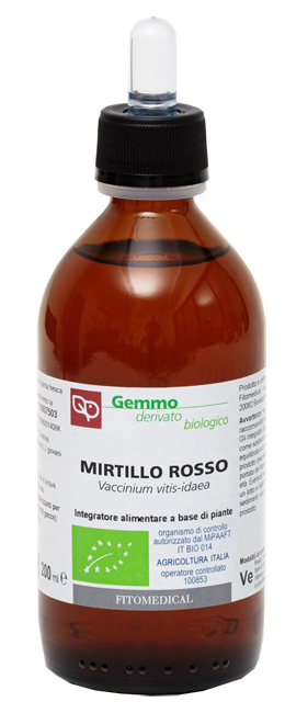 MIRTILLO ROSSO MACERATO GLICERICO 200 ML BIO - Farmadott.it