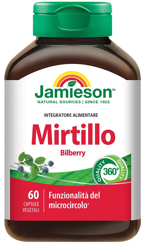 JAMIESON MIRTILLO BILBERRY 60 CAPSULE - Farmadott.it
