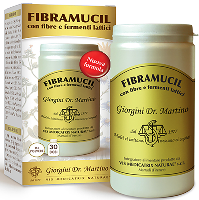FIBRAMUCIL CON FIBRE E FERMENTI LATTICI POLVERE 120 G - Farmadott.it