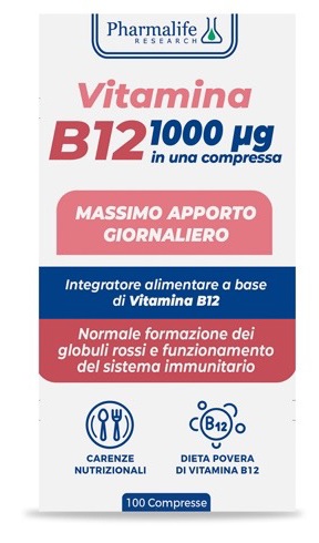 VITAMINA B12 100 COMPRESSE VITACURVEG - Farmadott.it