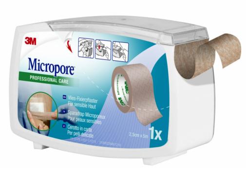 CEROTTO IN CARTA MICROPORE SURGICAL TAPE TAN M5X25MM DISPENSER - Farmadott.it
