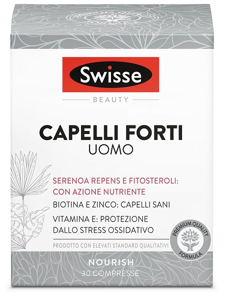 SWISSE CAPELLI FORTI UOMO 30 COMPRESSE - Farmadott.it