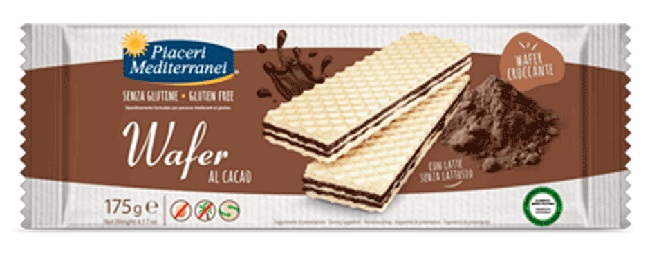 PIACERI MEDITERRANEI WAFER CACAO 175 G - Farmadott.it