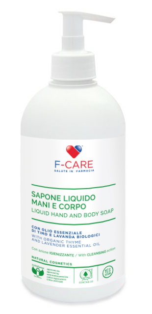 F CARE SAPONE LIQUIDO BIO IGIENIZZANTE 500 ML - Farmadott.it