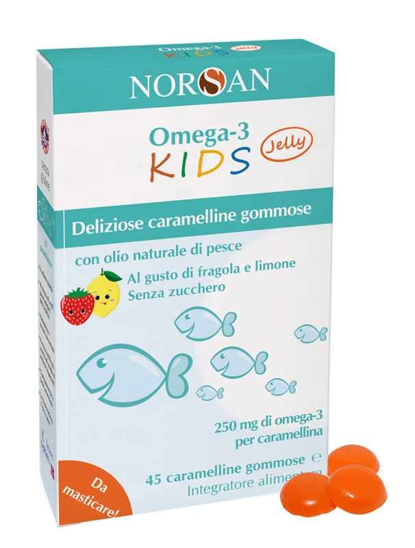NORSAN OMEGA 3 KIDS 45 CARAMELLINE GOMMOSE - Farmadott.it