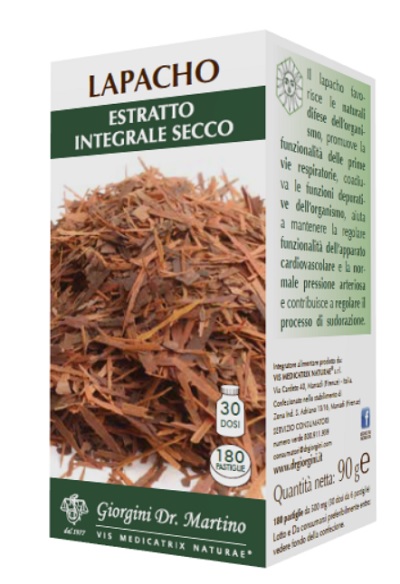 LAPACHO ESTRATTO INTEGRALE SECCO 90 G 180 PASTIGLIE - Farmadott.it