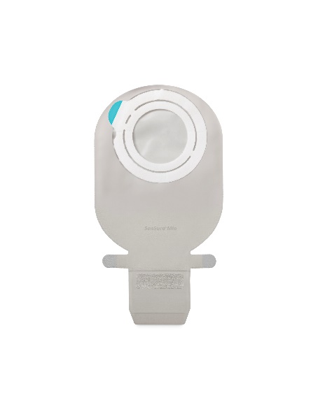 SENSURA MIO FLEX SISTEMA 2 PEZZI CON AGGANCIO ADESIVO SACCA ILEOSTOMIA RIVESTITA 50MM DA 550 ML 30 PEZZI - Farmadott.it