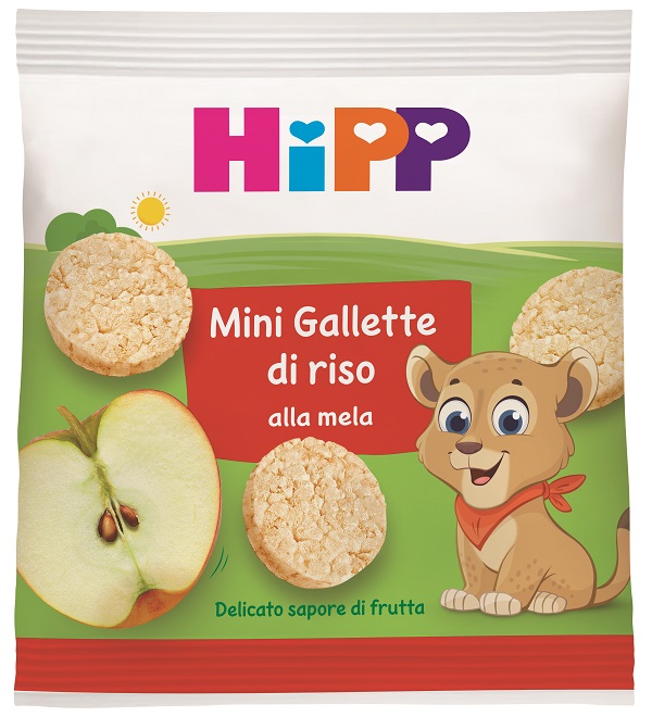 HIPP MINI GALLETTE DI RISO ALLA MELA 30 G - Farmadott.it