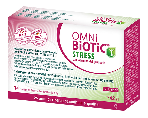 OMNI BIOTIC STRESS VITAMINE GRUPPO B 14 BUSTINE DA 3 G - Farmadott.it