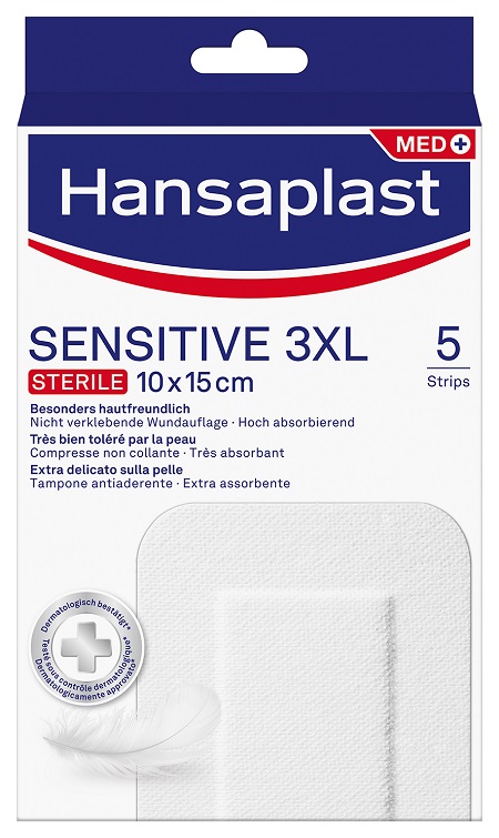 HANSAPLAST SENSITIVE 3XL 10X15CM 5 PEZZI - Farmadott.it