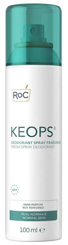 ROC KEOPS DEODORANTE SPRAY FRESCO 48H 100 ML - Farmadott.it