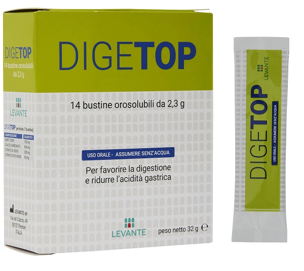 DIGETOP 14 BUSTINE OROSOLUBILI 2,3 G - Farmadott.it