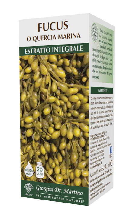 FUCUS O QUERCIA MARINA ESTRATTO INTEGRALE ANALCOLICO 200 ML - Farmadott.it