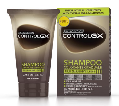 JUST FOR MEN CONTROL GX SHAMPOO COLORANTE GRADUALE 150 ML - Farmadott.it