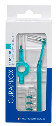 CURAPROX CPS 06 SCOVOLINO PRIME START 06 TURQUOISE 5 PEZZI - Farmadott.it