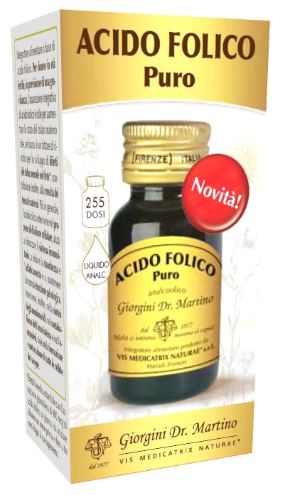 ACIDO FOLICO PURO LIQUIDO ANALCOLICO 30 ML - Farmadott.it