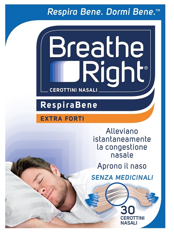 CEROTTI NASALI BREATHE RIGHT EXTRA FORTE 30 PEZZI - Farmadott.it