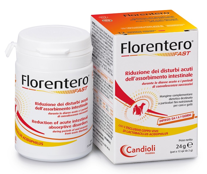 FLORENTERO FAST BARATTOLO DA 12 COMPRESSE APPETIBILI DA 2 G - Farmadott.it