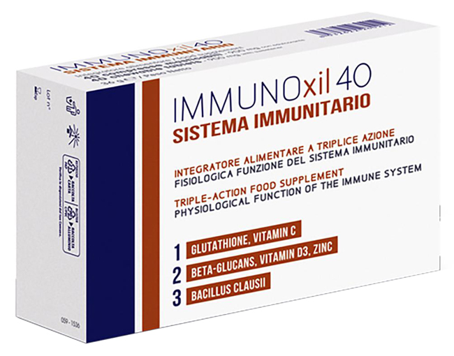 IMMUNOXIL 40 SISTEMA IMMUNITARIO 40 COMPRESSE MASTICABILI - Farmadott.it