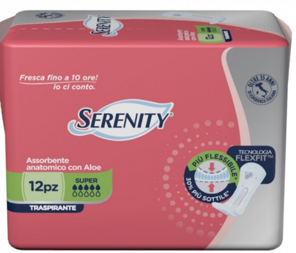 PANNOLONE PER INCONTINENZA SERENITY LIGHT LADY SUPER 12 PEZZI - Farmadott.it