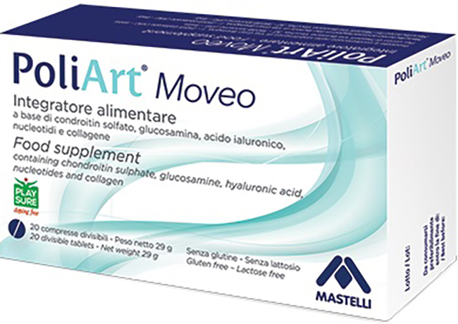 POLIART MOVEO 20 COMPRESSE DIVISIBILI NON RIVESTITE - Farmadott.it