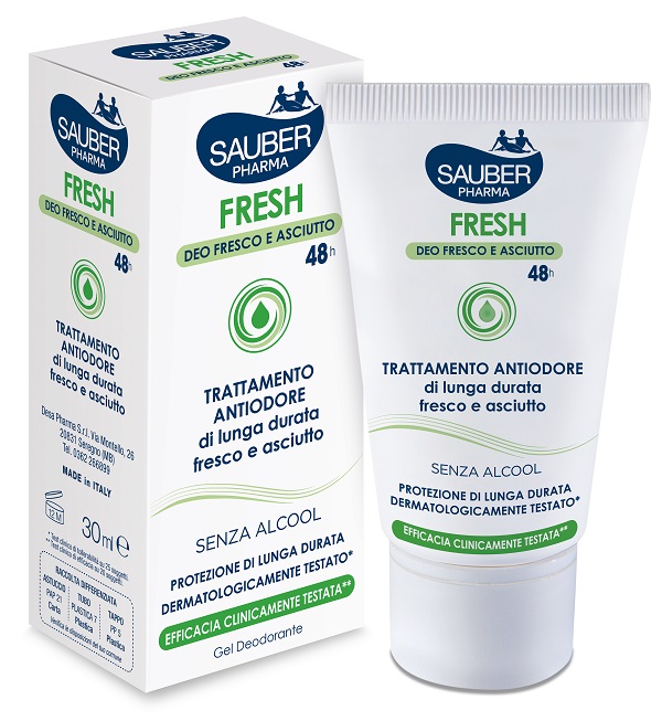SAUBER FRESH DEODORANTE GEL ASTUCCIO 30 ML - Farmadott.it