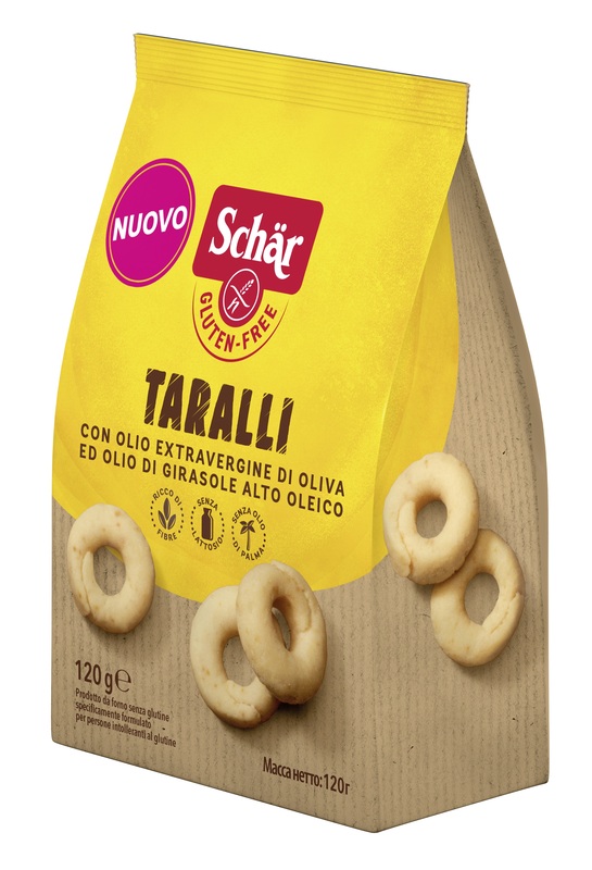 SCHAR TARALLI SENZA LATTOSIO 120 G - Farmadott.it