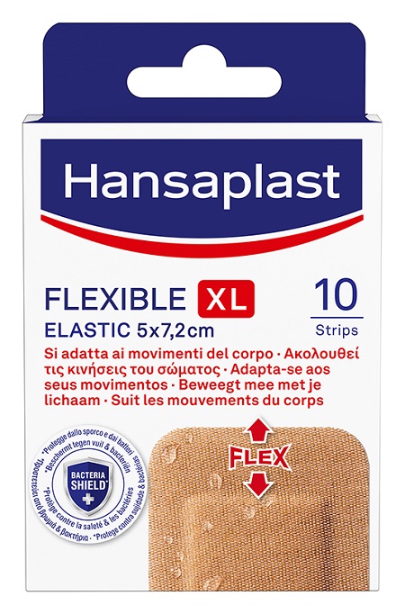 CEROTTO HANSAPLAST ELASTIC GINOCCHIA&GOMITI 10 PEZZI - Farmadott.it