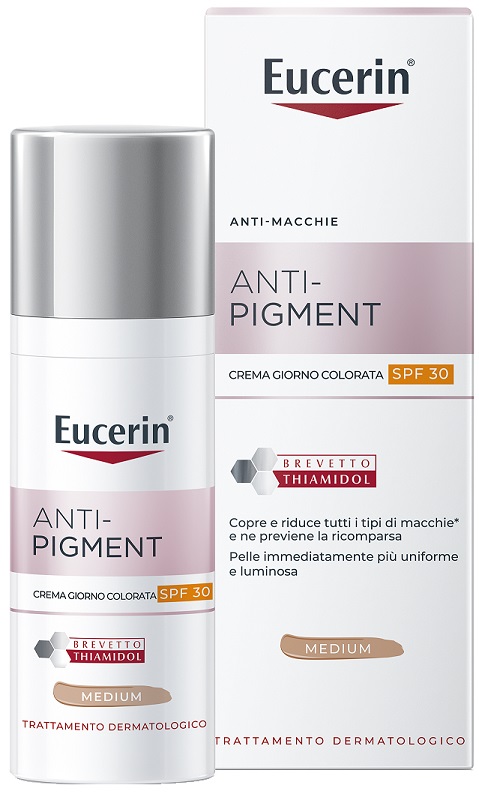 EUCERIN ANTI-PIGMENT GIORNO SPF30 COLORATO MEDIUM 50 ML - Farmadott.it