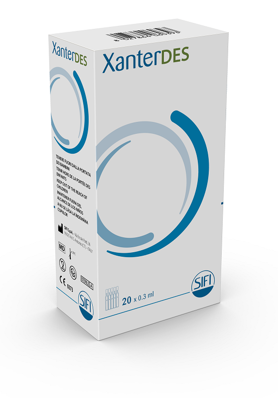 XANTERDES SOLUZIONE OFTALMICA 20 FLACONCINI MONODOSE DA 0,3 ML - Farmadott.it