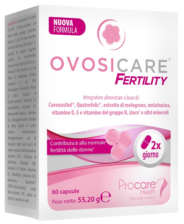 OVOSICARE FERTILITY 60 CAPSULE SENZA GLUTINE NATURALMENTE PRIVO DI LATTOSIO - Farmadott.it