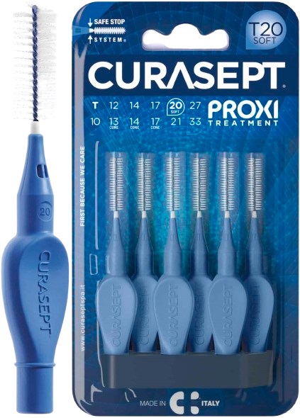 CURASEPT PROXI T20 SOFT BLUE 6 PEZZI - Farmadott.it