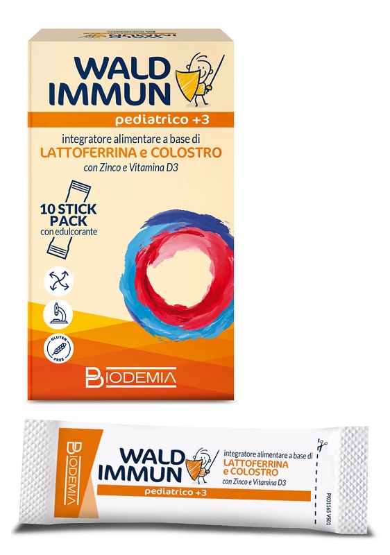WALD IMMUN PEDIATRICO +3 10 STICK GUSTO CIOCCOLATO - Farmadott.it