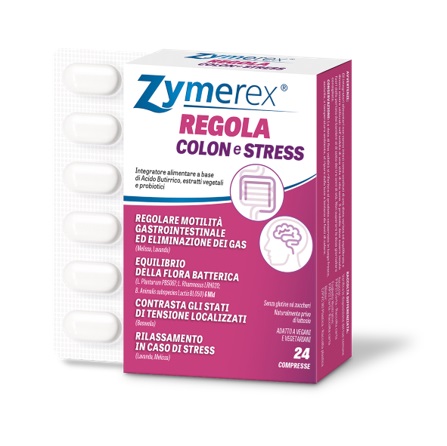 ZYMEREX REGOLA COLON E STRESS 24 COMPRESSE - Farmadott.it