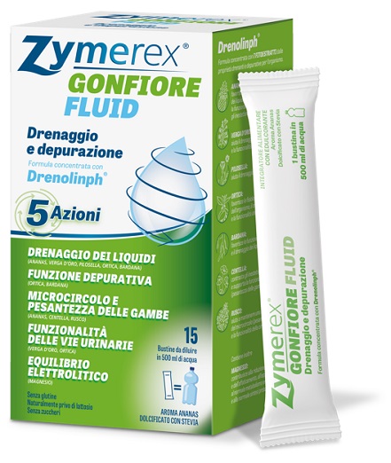 ZYMEREX GONFIORE FLUID 15 BUSTINE - Farmadott.it