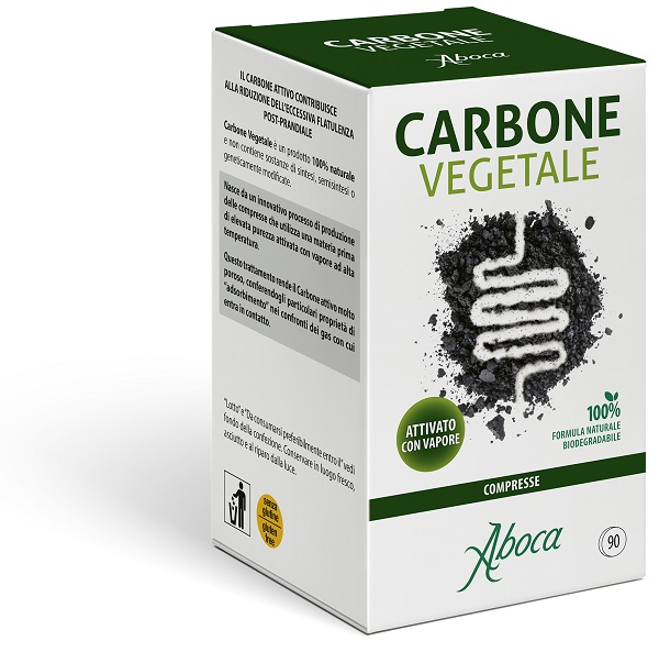 CARBONE VEGETALE 90 COMPRESSE - Farmadott.it