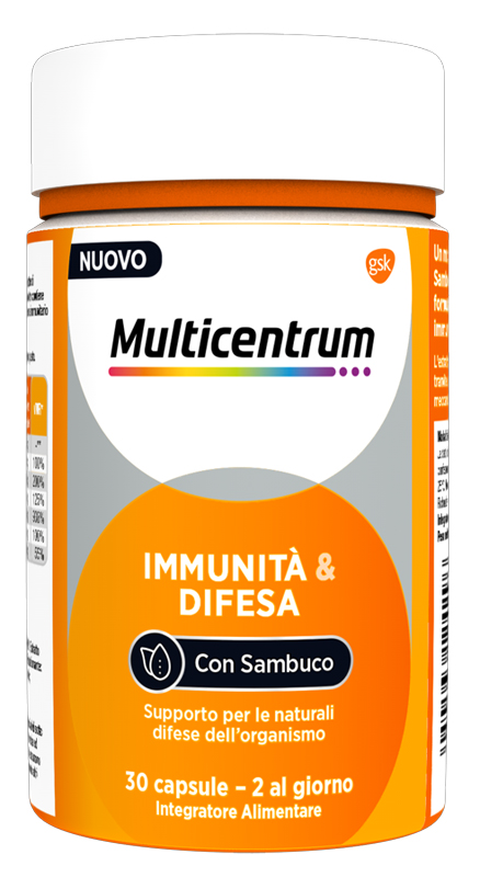 MULTICENTRUM IMMUNITA' & DIFESA 30 CAPSULE - Farmadott.it