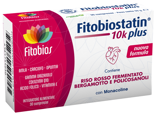 FITOBIOSTATIN 10K PLUS 30 COMPRESSE - Farmadott.it