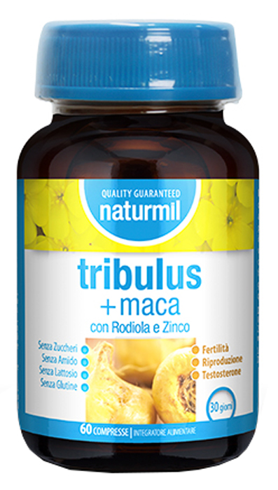 NATURMIL TRIBULUS+MACA 60 COMPRESSE - Farmadott.it
