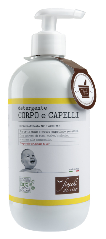 FIOCCHI DI RISO DETERGENTE CORPO/CAPELLI CAMOMILLA 400 ML - Farmadott.it
