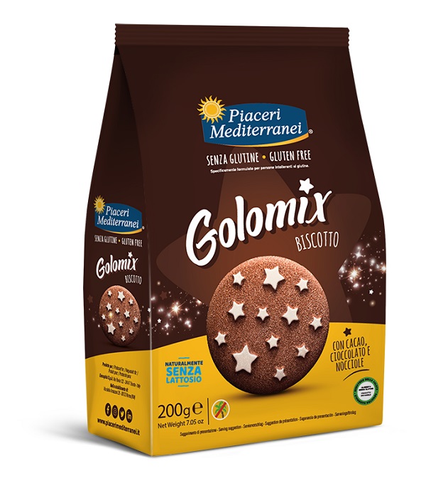 PIACERI MEDITERRANEI GOLOMIX BISCOTTO 200 G - Farmadott.it