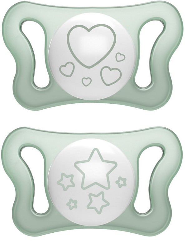 CHICCO SUCCHIETTO MICRO LUMI SILICONE 0-2M 2 PEZZI - Farmadott.it
